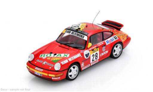 Porsche 964 1/43 Spark Carrera 2 24h Spa 1991 #28 M.Hezemans/J.Hin 1:43 miniature