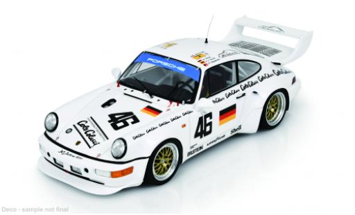 Porsche 993 Turbo S 1/18 Spark 964 24h Le Mans 1 #46 H-J.Stuck/H.Haywood 1:18 miniature