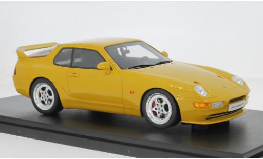 Porsche 993 Turbo S 1/18 GT Spirit 968 jaune 1 1:18 miniature