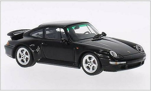 Porsche 911 Turbo S 1/43 Spark noire 1996 miniature