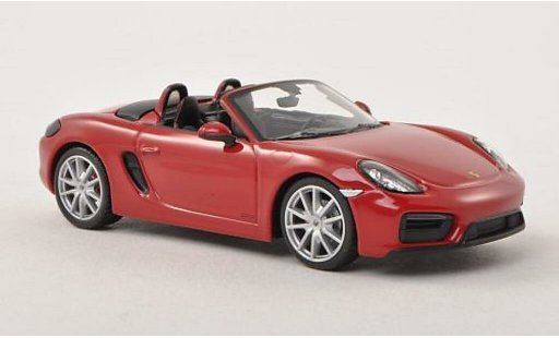Porsche 718 GTS 1/43 Minichamps (981) rouge miniature