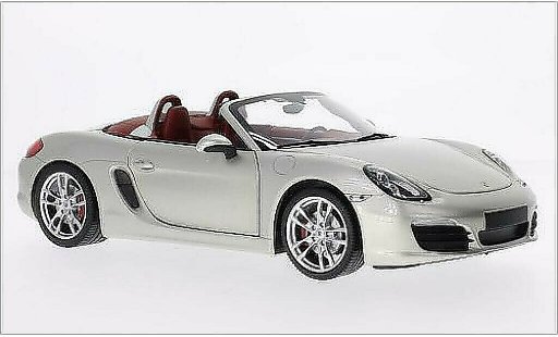 Porsche 718 S 1/18 Minichamps (981) metallise grise 2012 miniature