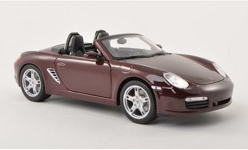 Porsche 718 S 1/18 Maisto rouge 2005 miniature