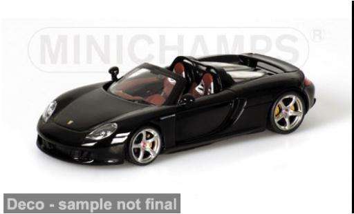 Porsche Carrera GT 1/18 Minichamps noire 2003 1:18 miniature