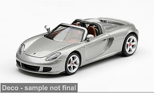 Porsche Carrera GT 1/64 Mini GT argent&Atilde;&copy;e 2006 1:64 miniature