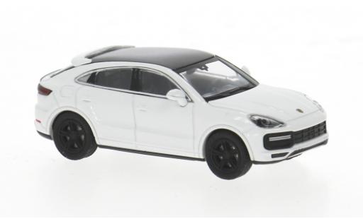 Porsche Cayenne 1/ Minichamps Coupe blanche 1:87 miniature