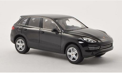 Porsche Cayenne Base 1/43 Minichamps Platinum Edition (92A) noire miniature