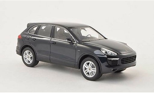 Porsche Cayenne S 1/43 Minichamps Diesel (92A) bleu 2014 miniature