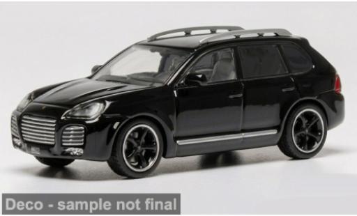 Porsche Cayenne 1/64 IXO America Techart noire 2003 1:64 miniature