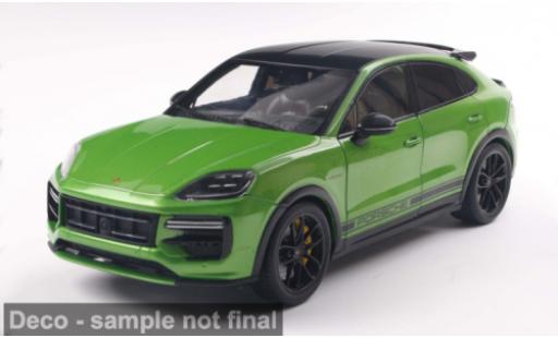 Porsche Cayenne Turbo 1/18 Solido GT verte 2024 1:18 miniature