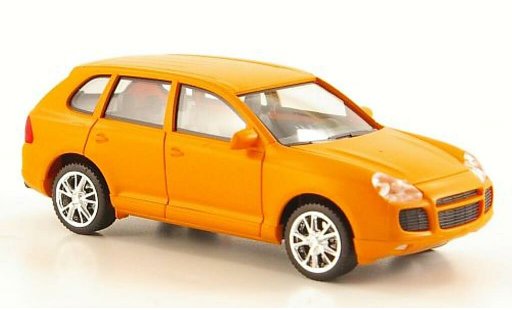 Porsche Cayenne Turbo 1/87 Herpa matorange miniature