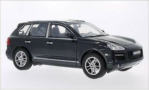 Porsche Cayenne Turbo 1/18 Motormax metallise grise 2008 miniature