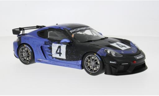 Porsche Cayman GT4 1/18 Ottomobile 718 RS Clubsport bleue/noire 2021 1:18 miniature