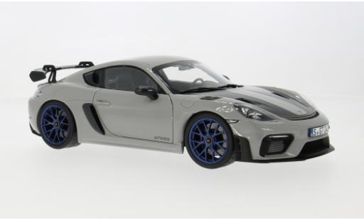 Porsche Cayman GT4 1/18 Norev RS W grise 2023 1:18 miniature