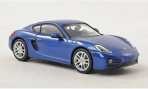 Porsche Cayman Base 1/43 Norev bleu 2013 miniature