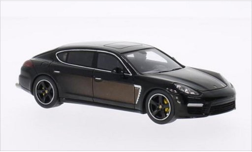Porsche Panamera Base 1/43 Spark Exclusive Series noire/marron 2014 miniature