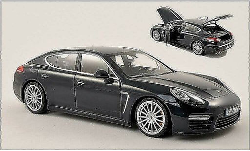 Porsche Panamera Turbo S 1/18 Minichamps metallise bleu miniature