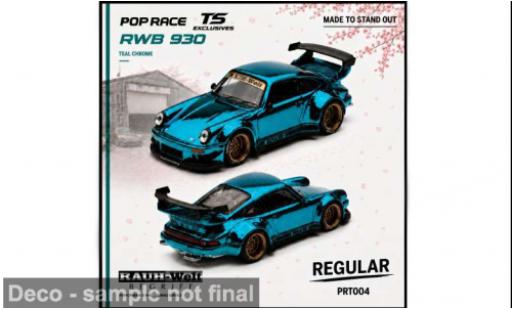 Porsche 930 RWB 1/64 Pop Race t&uuml;rkis Tokyo Station Exclusives 1:64 modellini auto