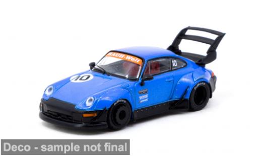 Porsche 993 RWB 1/64 Tarmac Works ( 10th Anniversary) bleue/noire 1:64 miniature