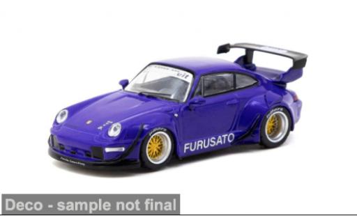 Porsche 993 RWB 1/64 Tarmac Works violette 2024 Furusato 1:64 miniature