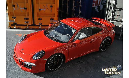 Porsche 911 S 1/18 GT Spirit Carrera AEROKIT CUP rouge miniature