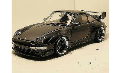 Porsche 911 GT2 1/18 Ut Models titanium grise jantes a deport miniature