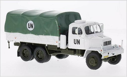 Praga V3S Pritsche 1/43 Abrex plateau UN blanche/verte miniature