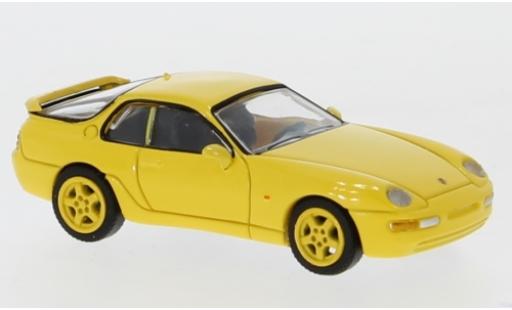 Miniature Porsche 968 1/87 Premium ClassiXXs jaune 1991 Porsche 968 1/87 Premium ClassiXXs jaune 1991 miniature