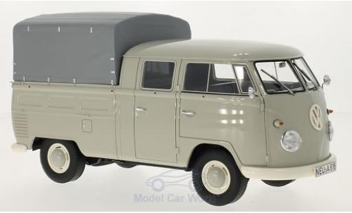 Miniature Volkswagen T1 B 1/18 Premium ClassiXXs grise 1960 Doppelkabine mit Plane Volkswagen T1 B 1/18 Premium ClassiXXs grise 1960 Doppelkabine mit Plane miniature