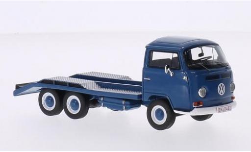 Miniature Volkswagen T2 1/43 Premium ClassiXXs a Autotransporter bleue Volkswagen T2 1/43 Premium ClassiXXs a Autotransporter bleue miniature