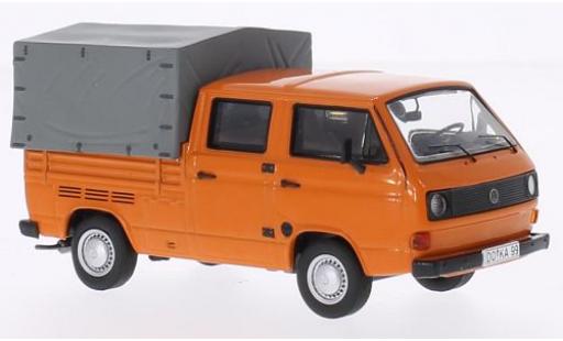 Miniature Volkswagen T3 1/43 Premium ClassiXXs a Doka Pritsche orange Volkswagen T3 1/43 Premium ClassiXXs a Doka Pritsche orange miniature