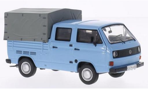 Miniature Volkswagen T3 1/43 Premium ClassiXXs a Doppelkabine Pritsche bleue Volkswagen T3 1/43 Premium ClassiXXs a Doppelkabine Pritsche bleue miniature