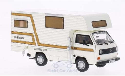 Miniature Volkswagen T3 B 1/43 Premium ClassiXXs a Pritsche Tischer-Camping blanche/marron Volkswagen T3 B 1/43 Premium ClassiXXs a Pritsche Tischer-Camping blanche/marron miniature