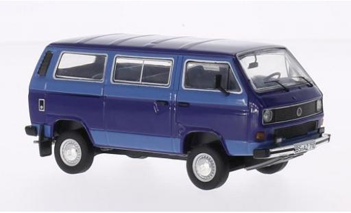 Miniature Volkswagen T3 1/43 Premium ClassiXXs b Syncro Bus bleue/bleue Volkswagen T3 1/43 Premium ClassiXXs b Syncro Bus bleue/bleue miniature