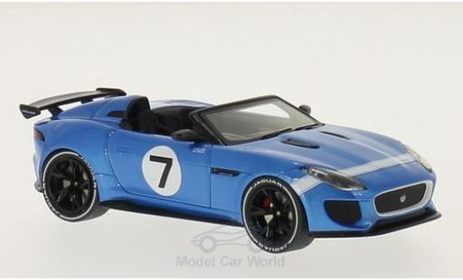 Miniature Jaguar F-Type 1/43 Premium X Project 7 bleue 2015 Jaguar F-Type 1/43 Premium X Project 7 bleue 2015 miniature