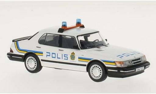 Miniature Saab 900 1/43 Premium X i Stockholm Polis 1987 Saab 900 1/43 Premium X i Stockholm Polis 1987 miniature