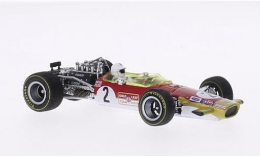Miniature Lotus 49B 1/43 Quartzo No.2 GP Monaco 1969 avec figurine de conducteur R.Attwood Lotus 49B 1/43 Quartzo No.2 GP Monaco 1969 avec figurine de conducteur R.Attwood miniature