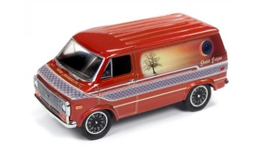 Miniature Chevrolet Van 1/64 Racing Champions metallise orange/Dekor 1975 Chevrolet Van 1/64 Racing Champions metallise orange/Dekor 1975 miniature