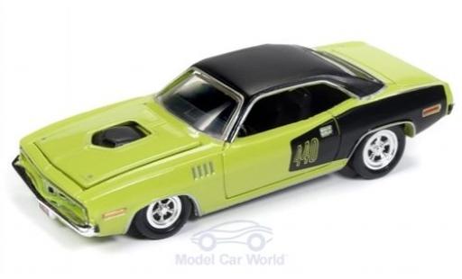 Miniature Plymouth Barracuda 1/64 Racing Champions verte/noire 1971 Plymouth Barracuda 1/64 Racing Champions verte/noire 1971 miniature