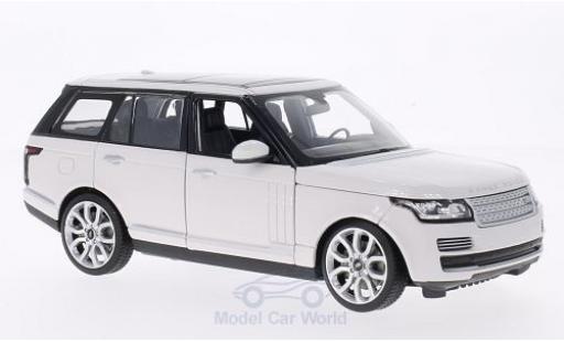 Miniature Land Rover Range Rover 1/24 Rastar blanche Land Rover Range Rover 1/24 Rastar blanche miniature