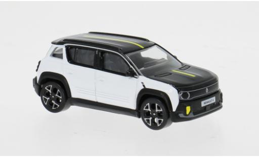 Renault 4 1/64 Norev E-Tech blanche/noire 2025 1:6 miniature