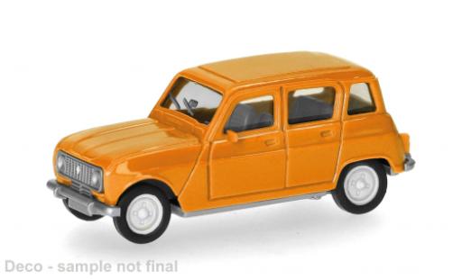 Renault 4 1/87 Herpa orange 1:87 miniature