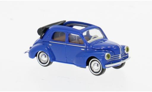 Renault 4CV 1/87 Busch bleue/noire 1954 1:87 miniature