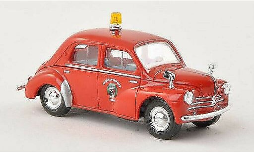Renault 4CV Base 1/87 Busch Pompiers Paris (F) 1958 miniature