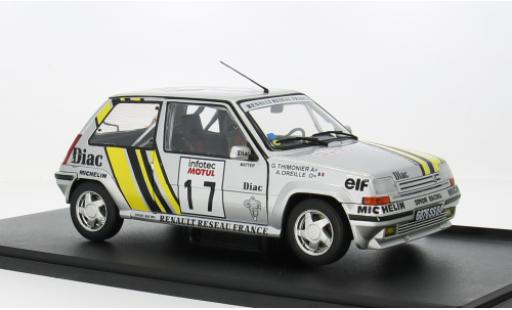 Renault 5 1/18 Solido GT Turbo MK2 #17 1:18 miniature