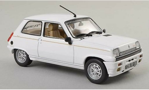 Renault 5 Laureate 1/43 Norev Turbo blanche 198 miniature