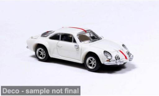 Miniature Alpine A110 Renault blanche/rouge 1970 1/87 Brekina