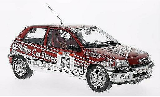 Renault Clio 16S 1/18 Norev No.53 Philips Car Stereo Rally Tour de Corse 1991 /M.Poettoz miniature