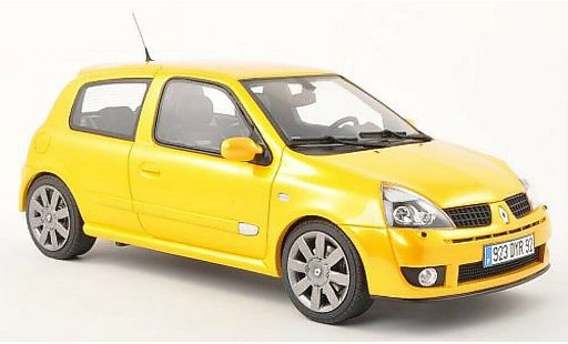 Renault Clio Base 1/18 Ottomobile 2 Phase 3 jaune 2004 miniature