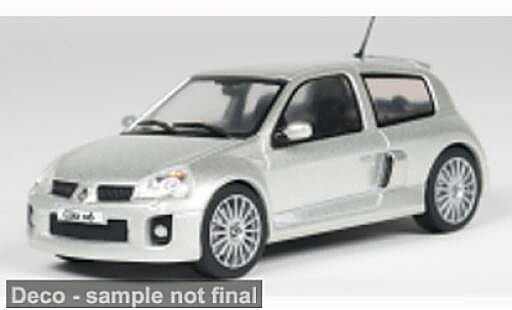Renault Clio 1/43 Solido V6 Phase 2 argent&Atilde;&copy;e 2004 1:43 miniature